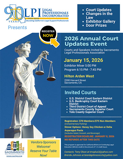 2026 Annual Court Updates - January 16, 2025