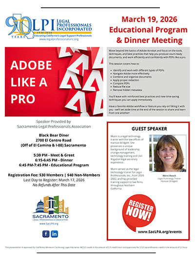 March 19, 2026 Meeting